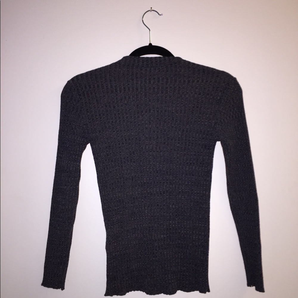 Ribbed Sweater With Buttons - Picture 3 of 4